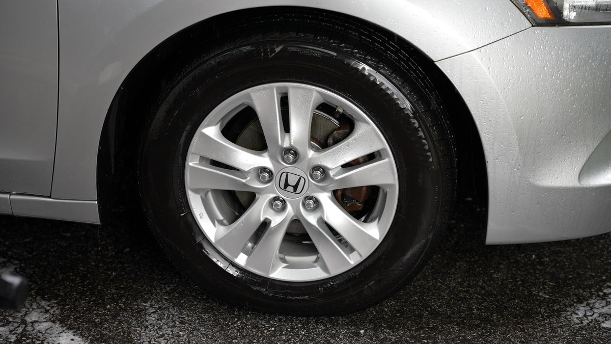 The same wheel clean after Acid Wheel Cleaner