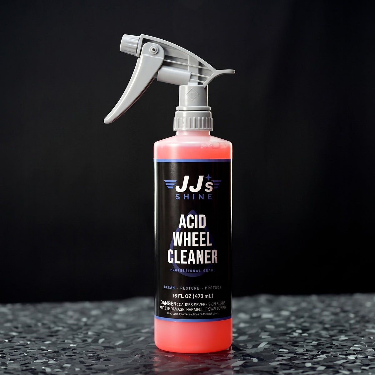 JJ's Acid Wheel Cleaner, 16 oz bottle