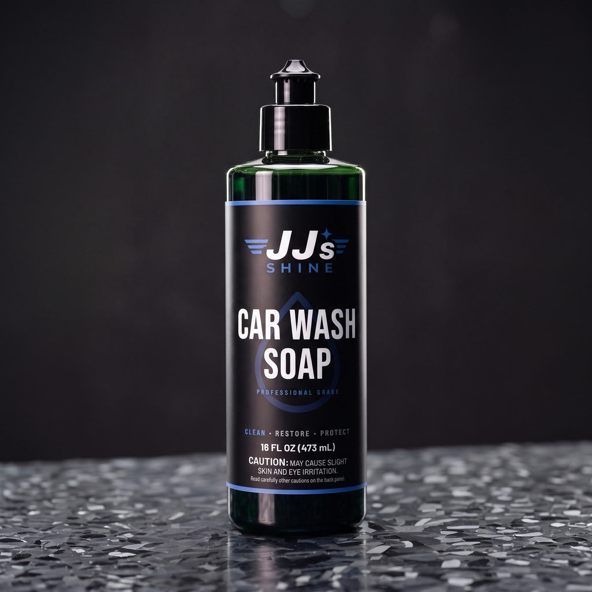 JJ's Car Wash Soap, 16 oz bottle