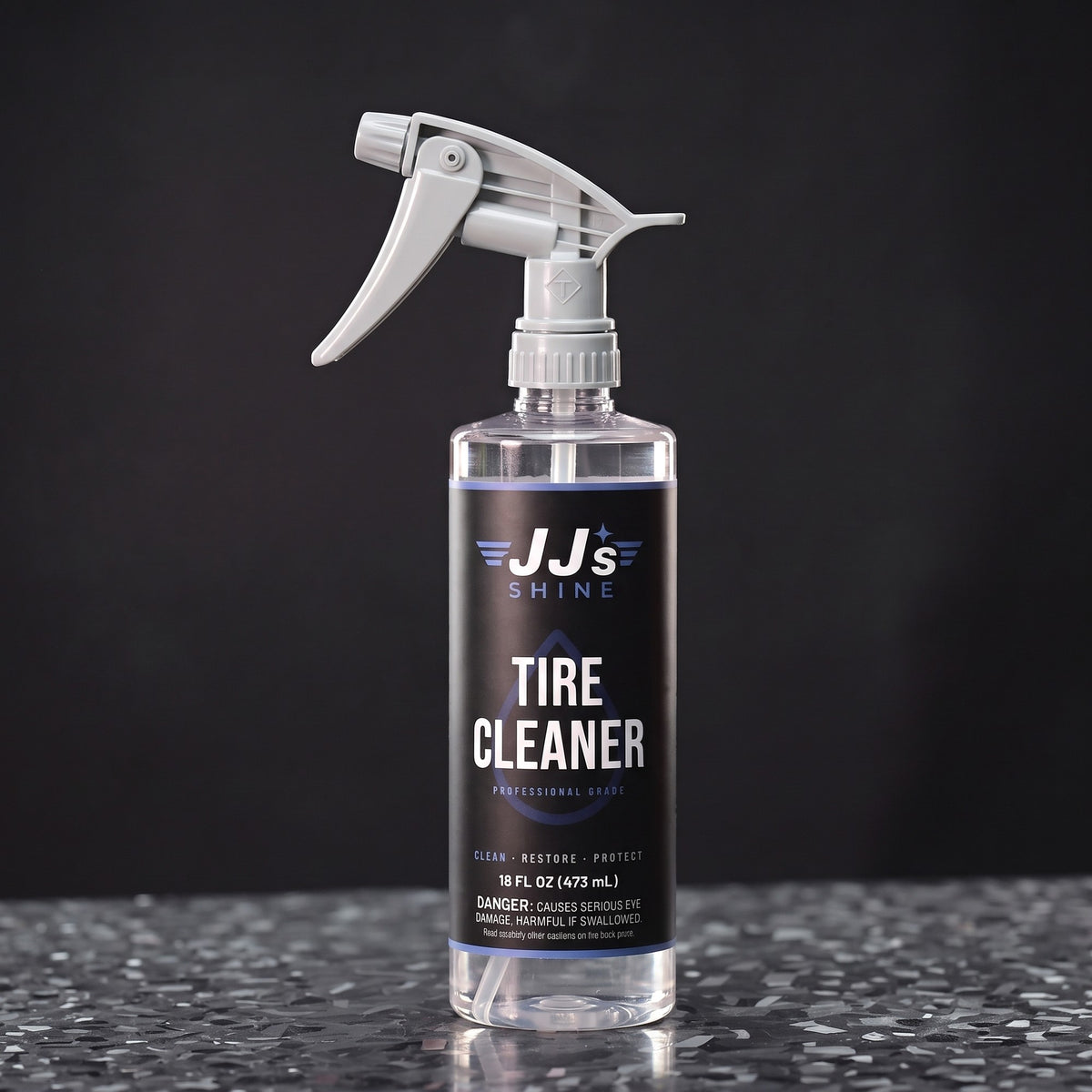 JJ's Tire and Wheel Cleaner, 16 oz bottle