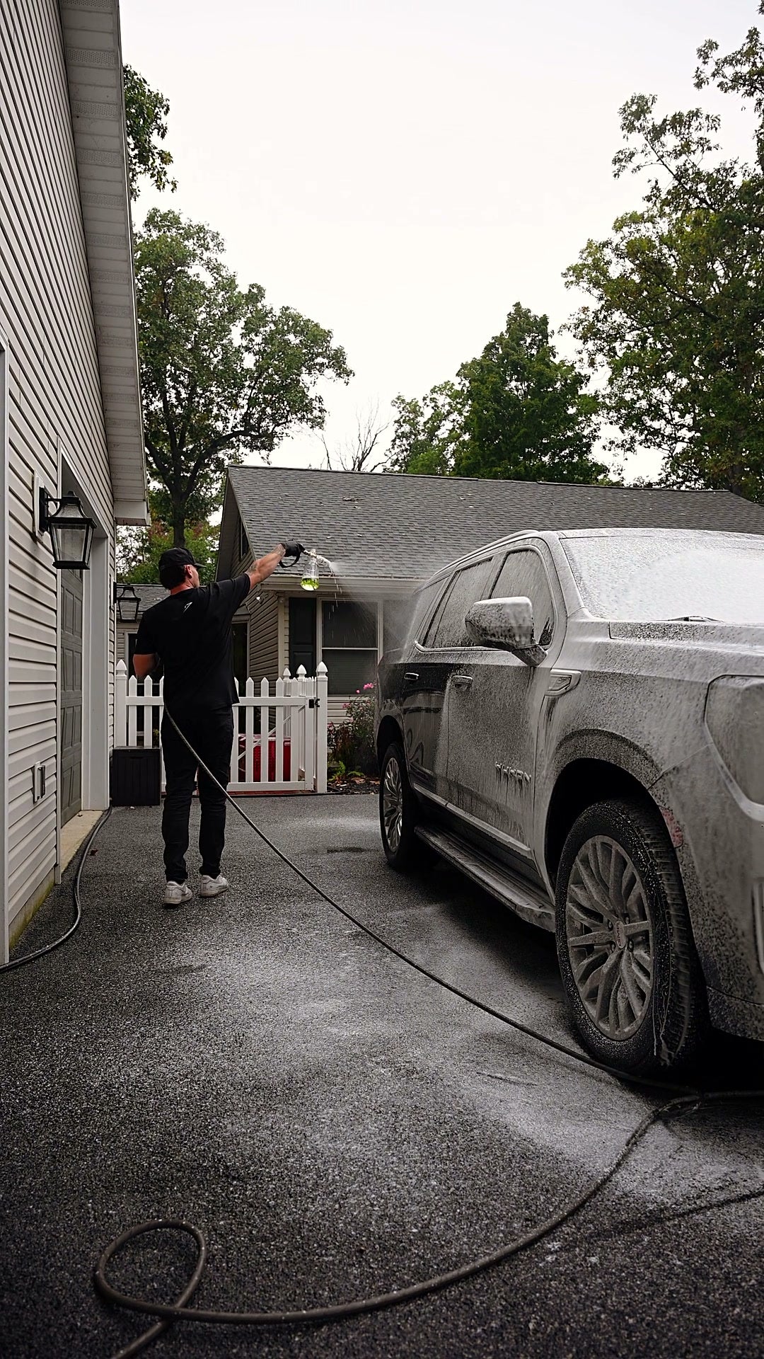 JJ's Car Wash Soap in use, photo 2
