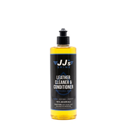 JJ's Leather Cleaner and Conditioner, 16 oz bottle