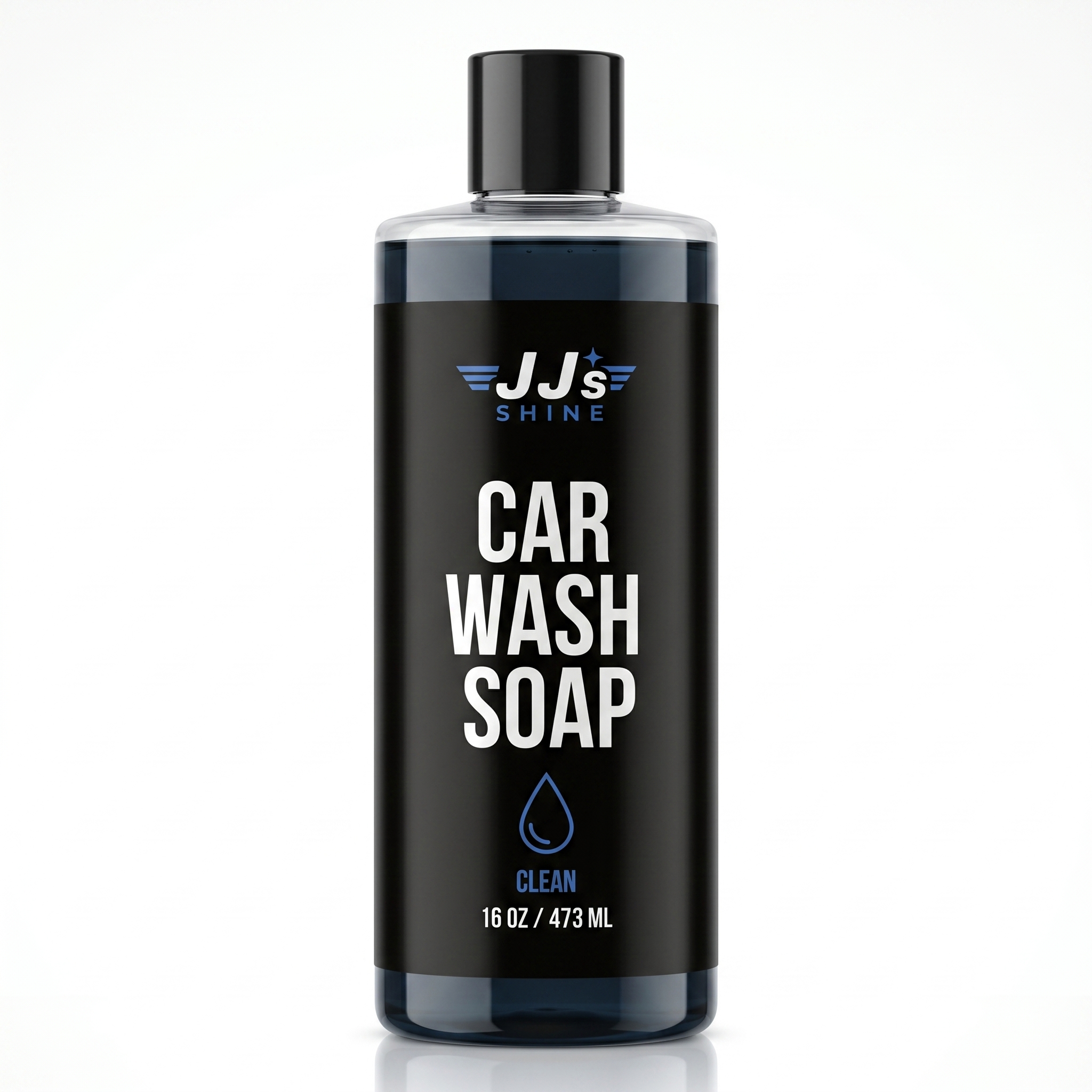 Car Wash Soap Concentrate — JJ's Shine, 2K product render