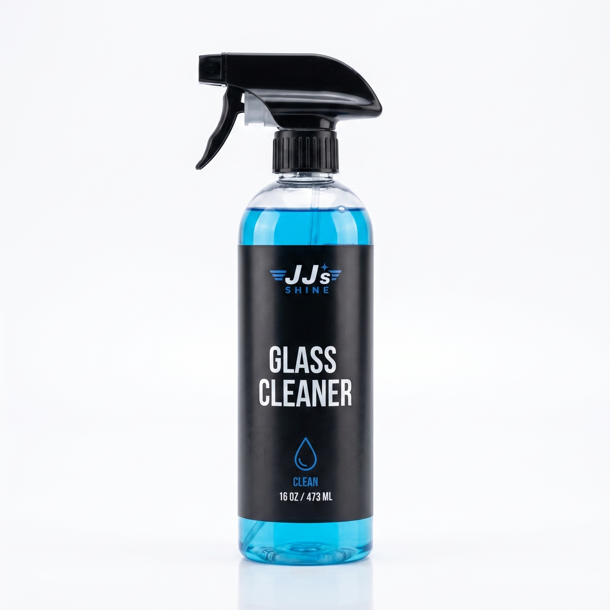 Glass Cleaner — JJ's Shine, 2K product render
