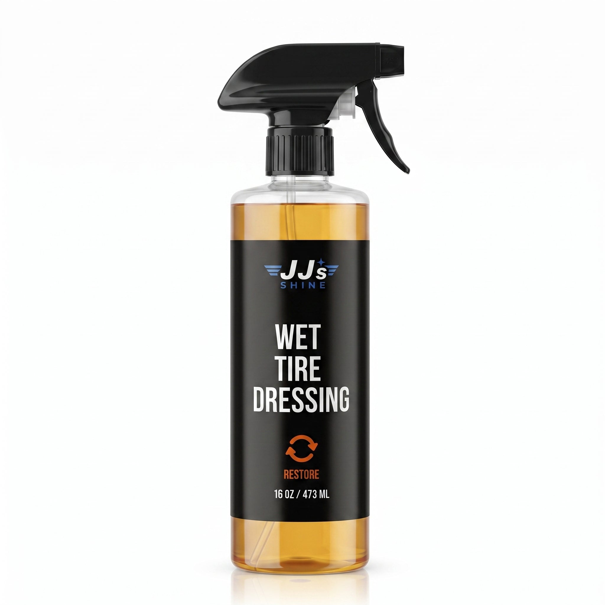 Wet Tire Dressing — JJ's Shine, 2K product render