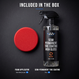 Included in the box: pro foam applicator