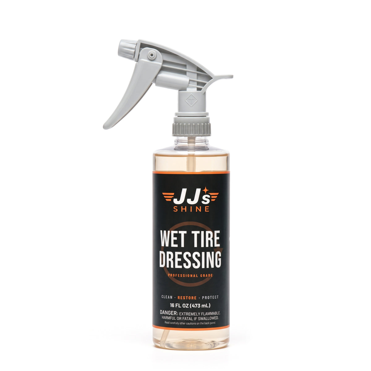 JJ's Wet Tire Dressing, 16 oz bottle